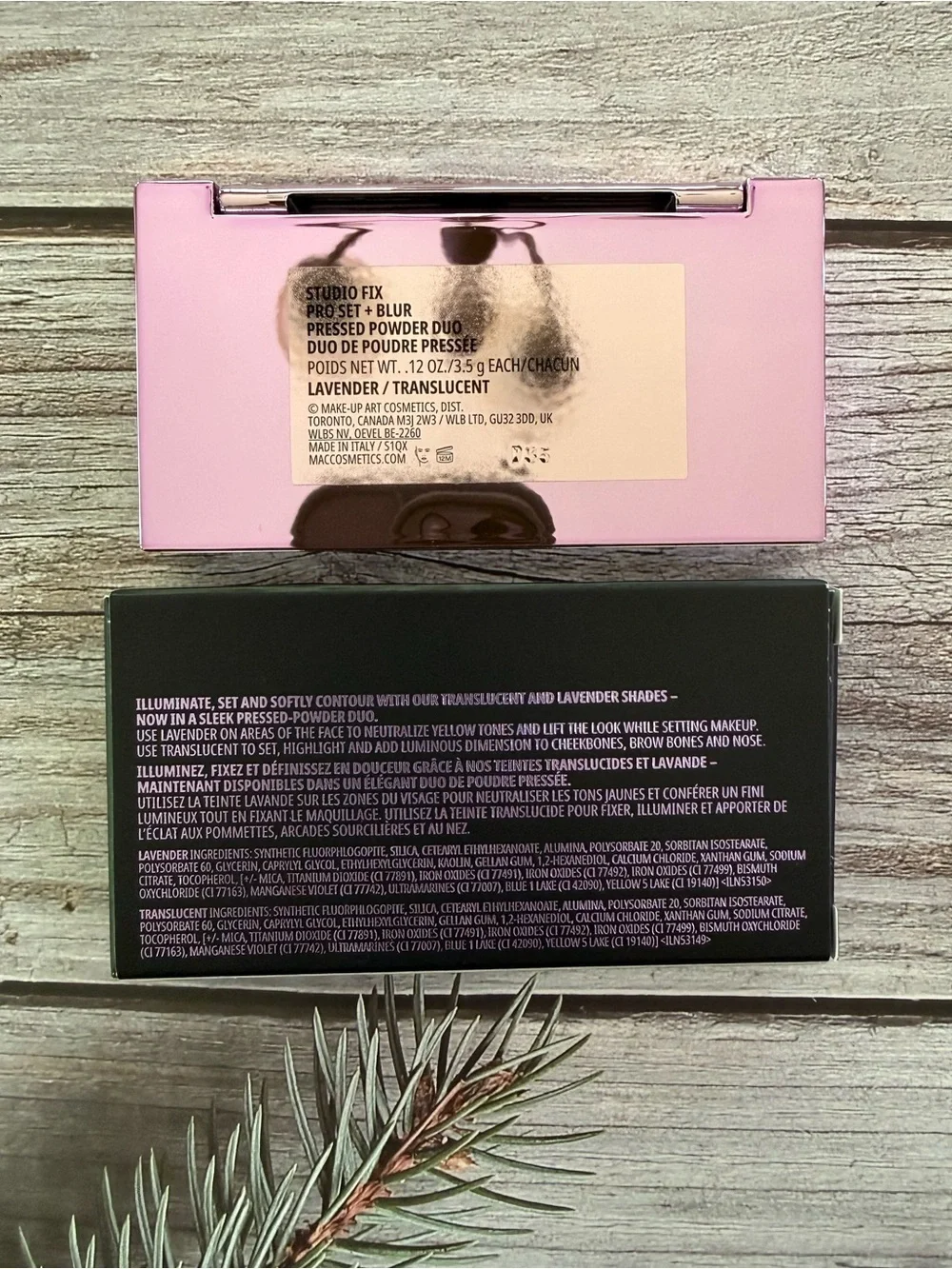 Mac Studio Fix Pro Set + Blur Weightless pressed powder duo 3.5g NIB